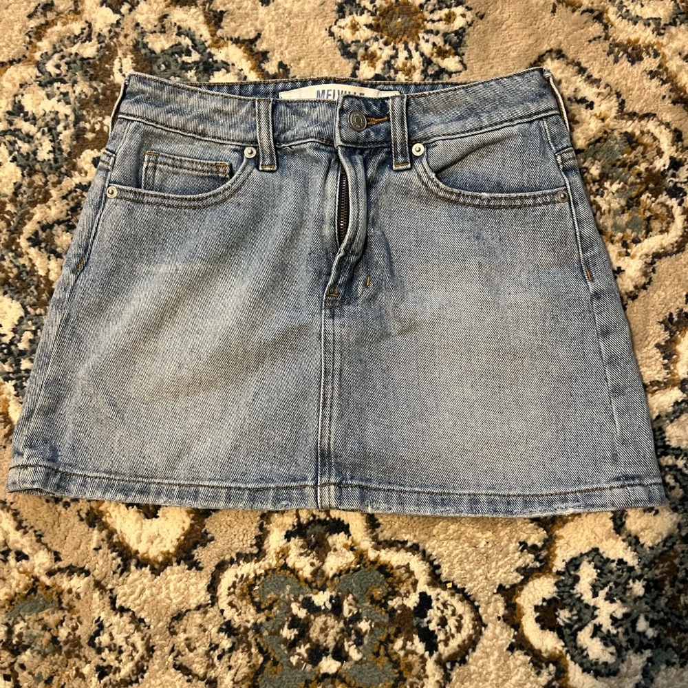 melville denim jean skirt size 26